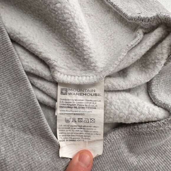 Mountain Warehouse Country To Coast Large Crewneck Sweatshirt Gray Retro Striped - Picture 3 of 7